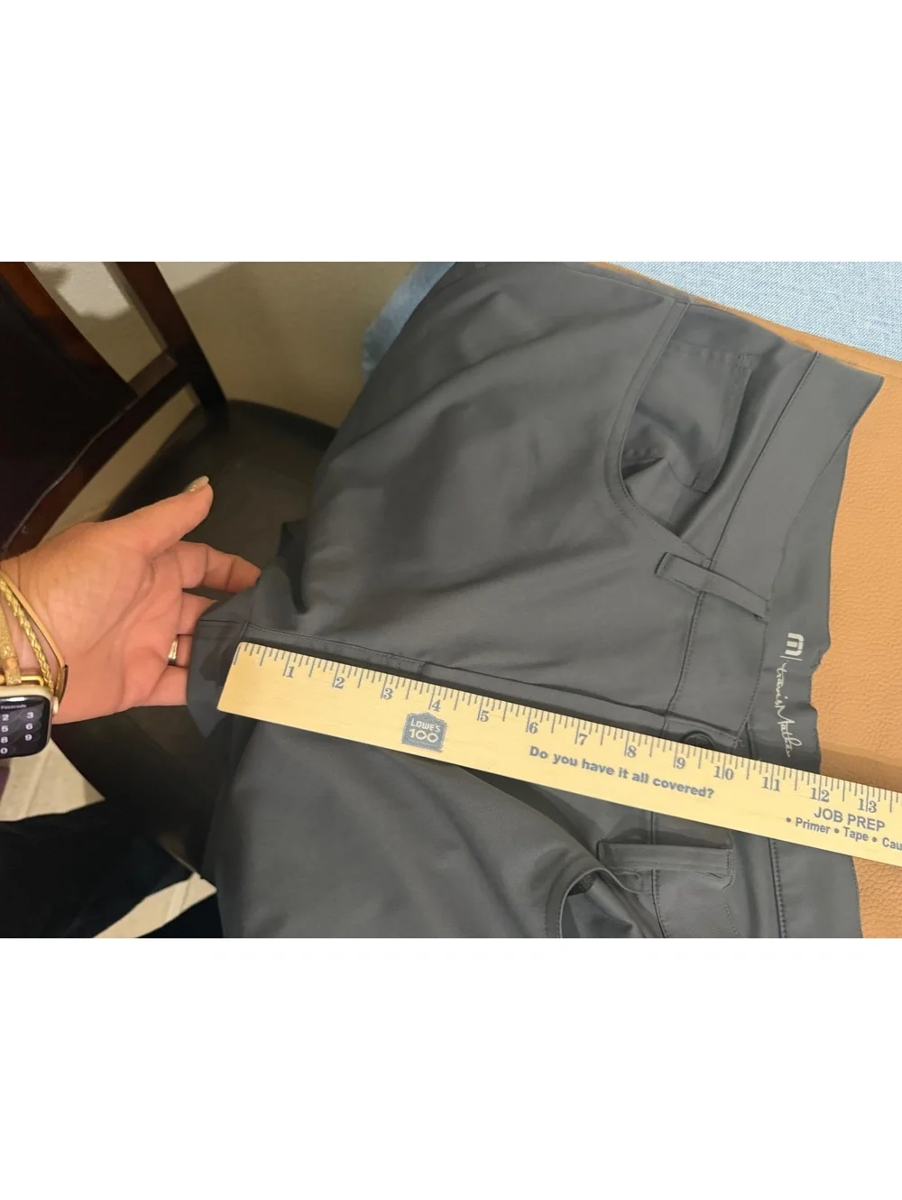 TravisMathew Men's Grey Golf Performance Pants 33x32